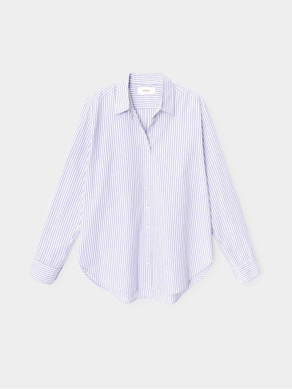 XiRENA Blue Aggie Beau Striped Button-Down Shirt Size Medium